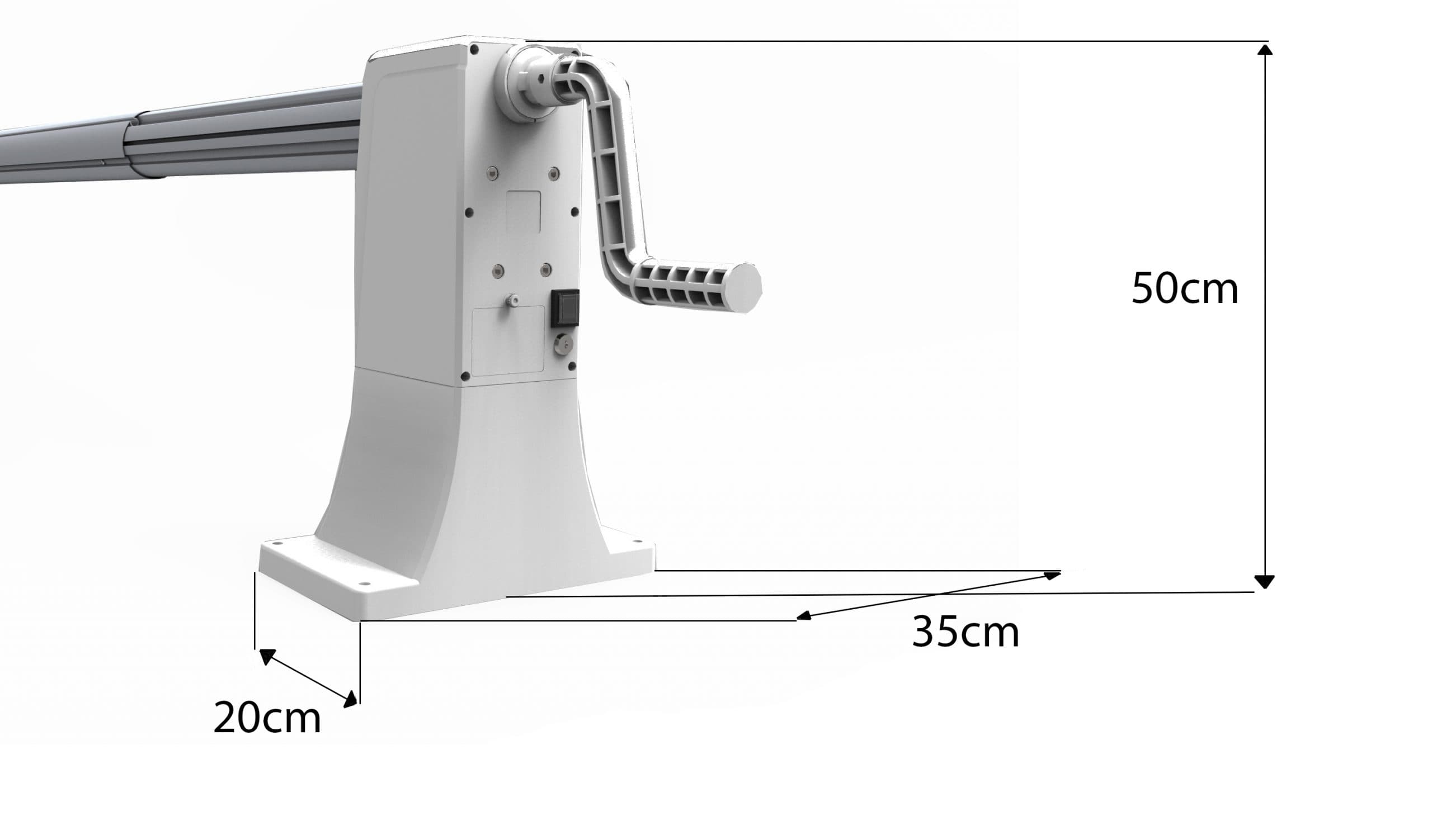 Automatic pool roller view 3