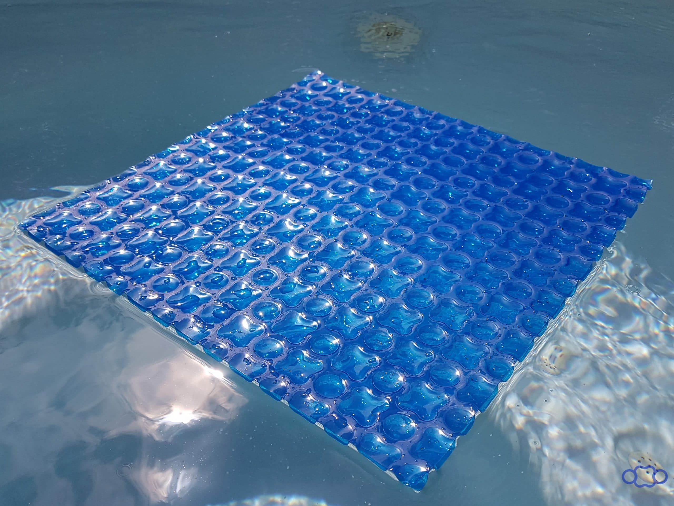 Pool cover 500 micron OXO blue thumbnail 2
