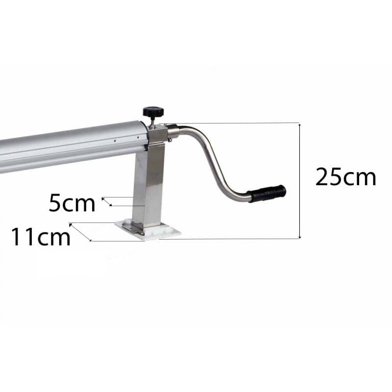 Roller with handle for thermal pool covers view 2